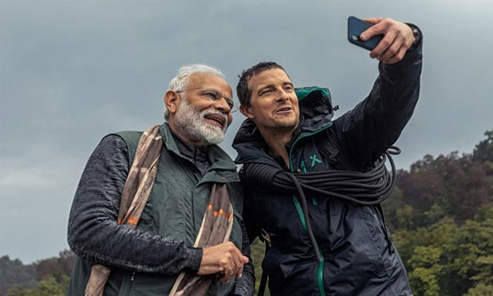 bear grylls modi