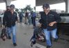 Charan papped in Mumbai airport