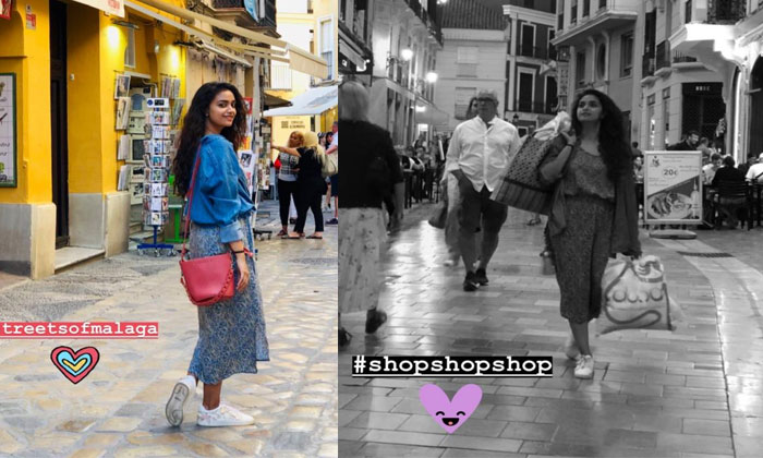 Keerthy Suresh dreamy holiday pictures 2 keerthy suresh holiday spain