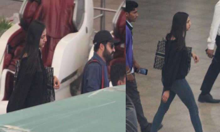 jr ntr wife airport