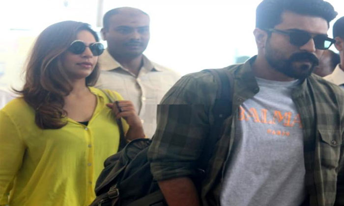 upasana ram charan airport