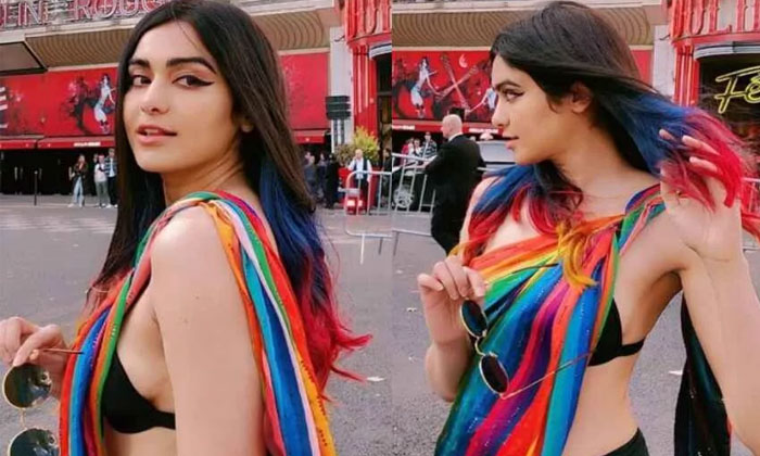 Adah Sharma stuns in quirky saree! 1 adah sharma saree social media