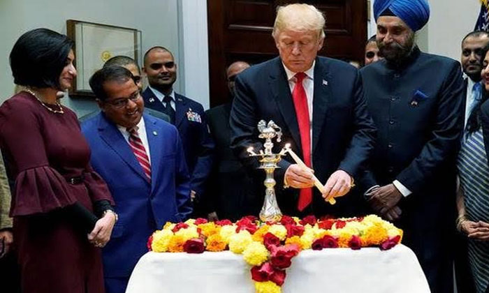 donald trump diwali 2019