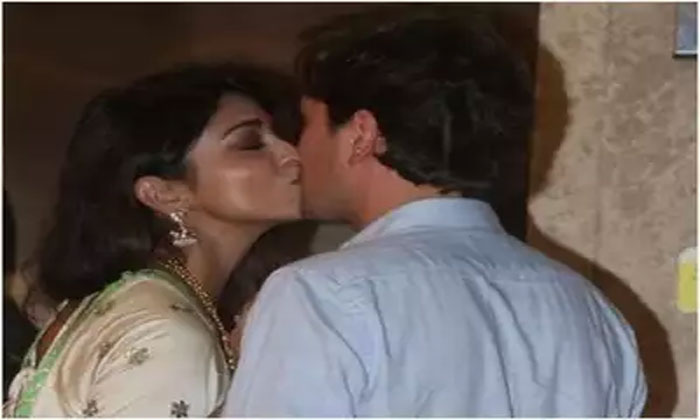 Shriya Saran liplock with hubby 1 shriya saran liplock