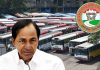 KCR gives good news to TSRTC workers