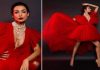 Malaika sizzles in red gown!