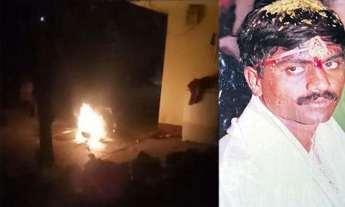Telanagna parents son burn alive