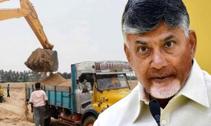 chandrababu sand issue