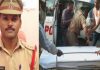 Hyderabad cop sets self on fire