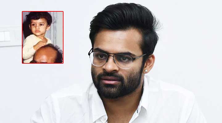 తాతయ్య భుజంపై సాయిధరమ్ తేజ్.. కనువిందు చేస్తోన్న చిరంజీవి తండ్రి ఫొటో 1 10 9