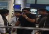 Chiranjeevi papped at Hyderabad airport