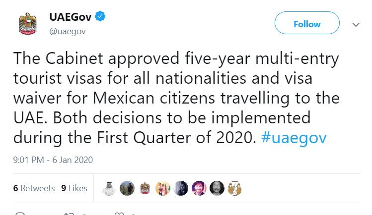 UAE: Five-year multi-entry tourist visas 1 UAETravelVisafor5years
