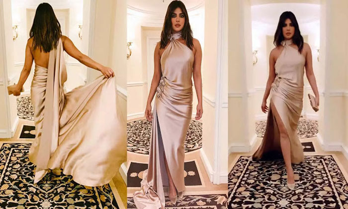 priyanka chopra satin grammys