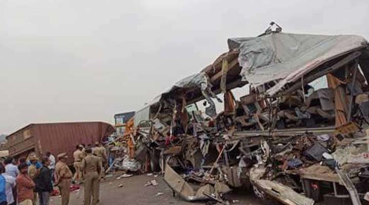 తమిళనాడులో రెండు ఘోర రోడ్డు ప్రమాదాలు 1 4 19