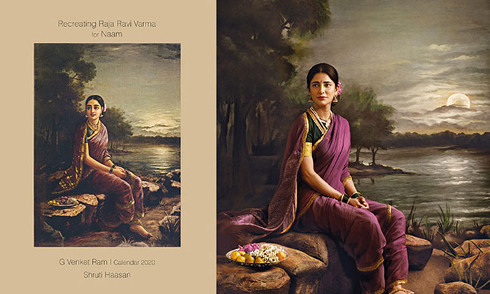 shruti hassan ravi varma