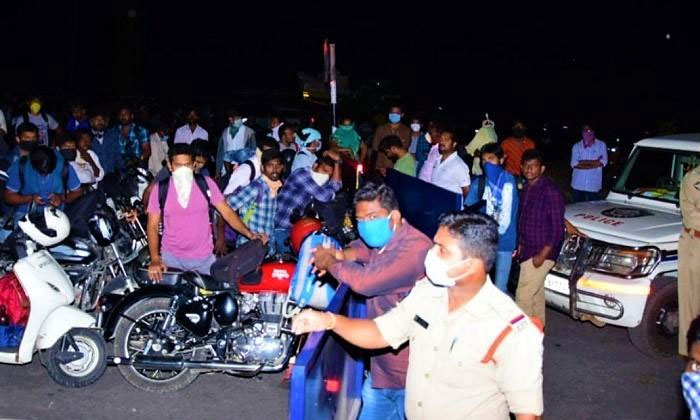 telanagna people reuturning AP