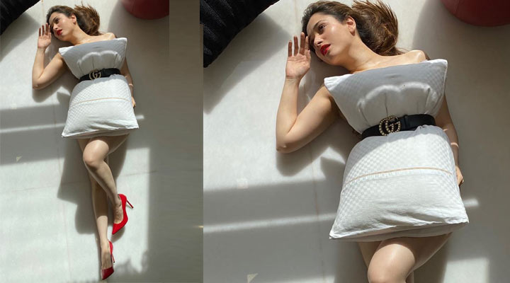 పిల్లో ఛాలెంజ్ స్వీకరించిన తెలుగు స్టార్ హీరోయిన్ 1 10 23