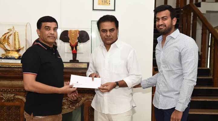 'ముఖ్యమంత్రి సహాయ నిధి'కి దిల్ రాజ్ విరాళం 1 7 9