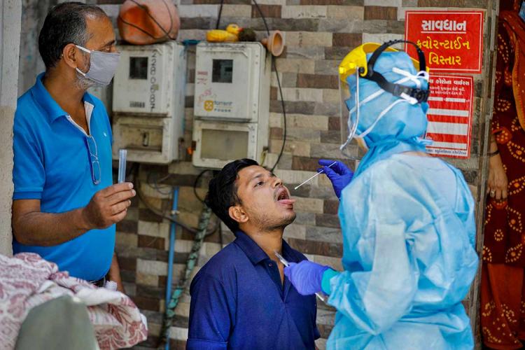 Ahmedabad PTI COVID19 Test