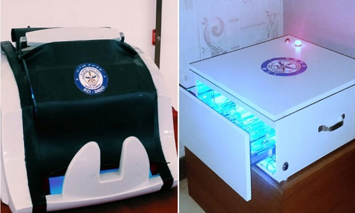 DRDO sanitise phones devices