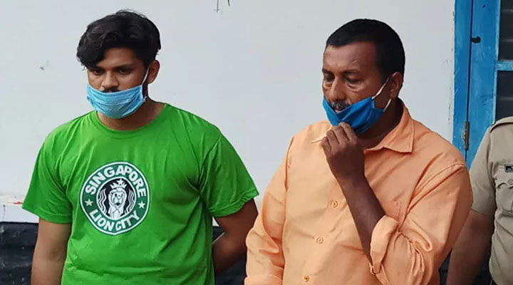 Kerala man sleeping wife