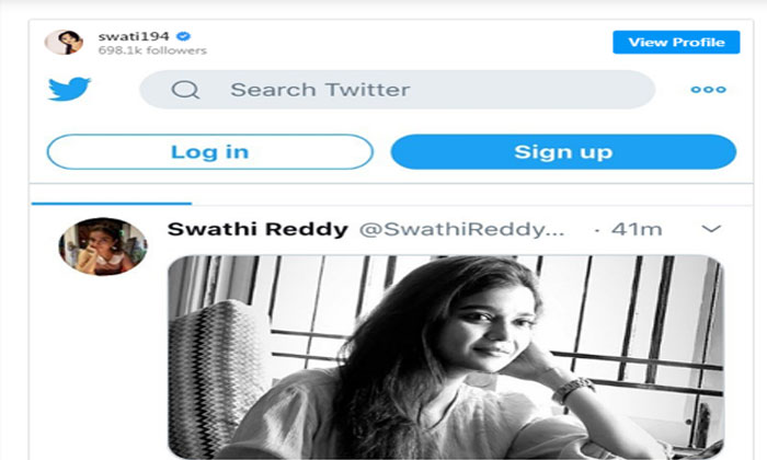 Swathi Reddy Reacts To Fake Social Media Account