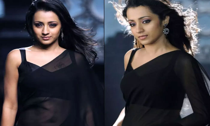 Birthday Special: Trisha Krishnan nails the saree look 5 Trisha black saree