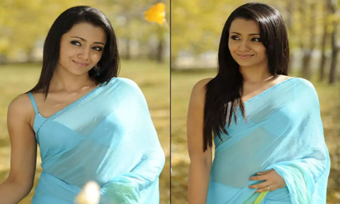 Birthday Special: Trisha Krishnan nails the saree look 3 Trisha blue saree