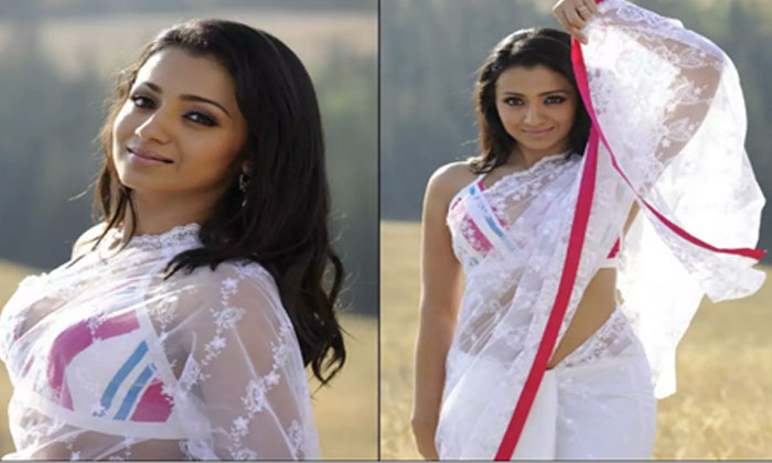 Birthday Special: Trisha Krishnan nails the saree look 2 Trisha white saree
