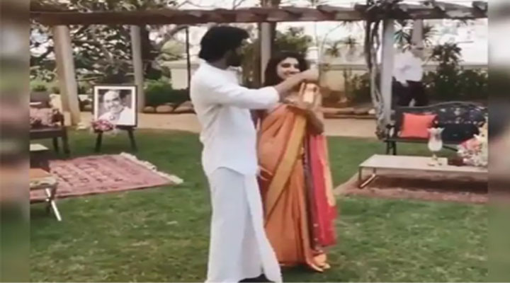 Rana Daggubati pops champagne bottle with Miheeka Bajaj 1 rana daggubati champagne