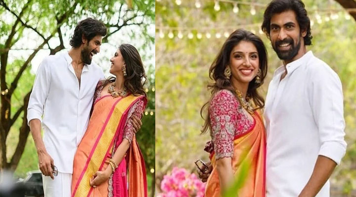 rana daggubati miheeka bajaj roka cermeony
