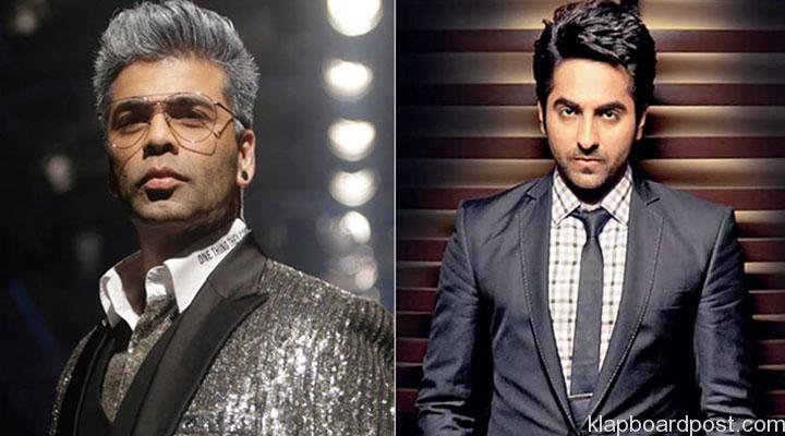 Ayushmann Khurrana Karan JOhar