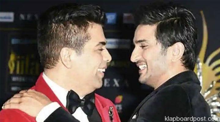 Karan Johar Sushant
