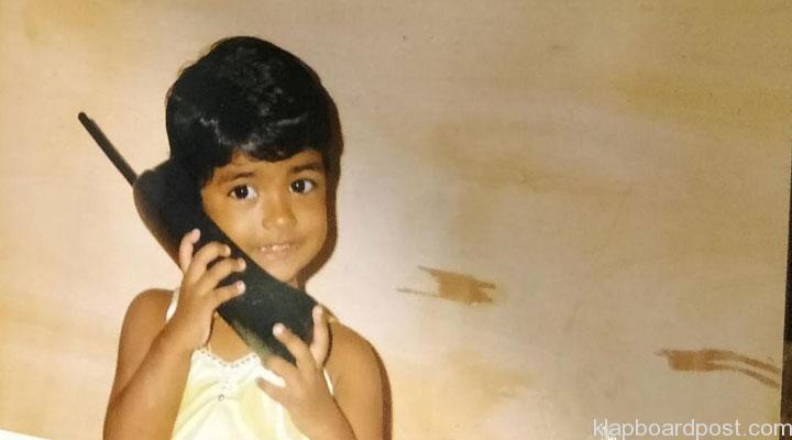 dimple hayathi childhood pictures