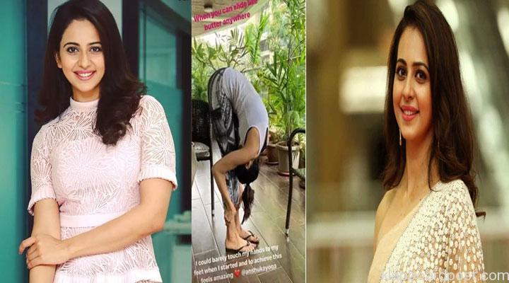 Rakul Preet feels elated to nail this tough asana 2 rakul preet fitness