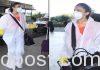 Rakul Preet spotted in PPE gear at airport