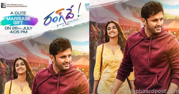 Rang De Team Gift To Nithin