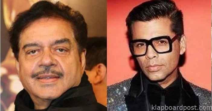 Shatrughan takes a dig at Karan 1 Shatrughan takes a dig at K