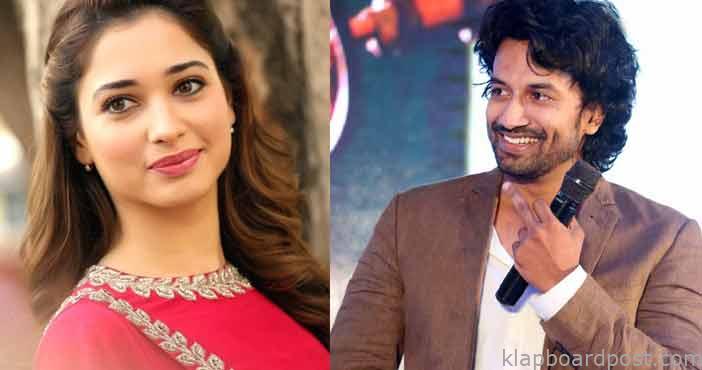 Tamannaah with sathya dev