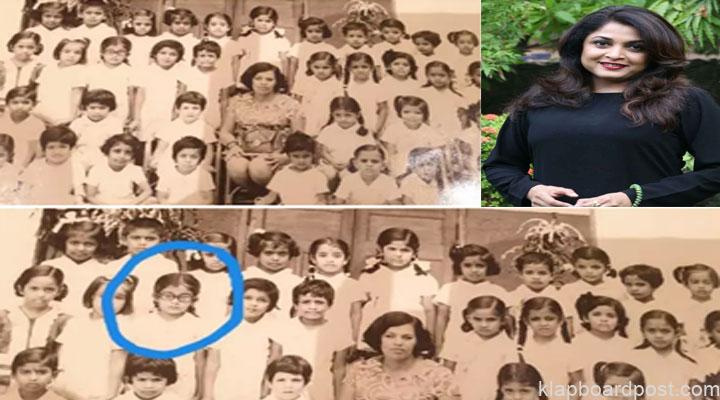Ramya Krishnan's pic from school days 1 ramya krishnan school pic