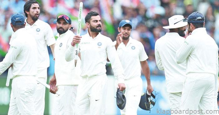 Oz and India first test on Dec 03