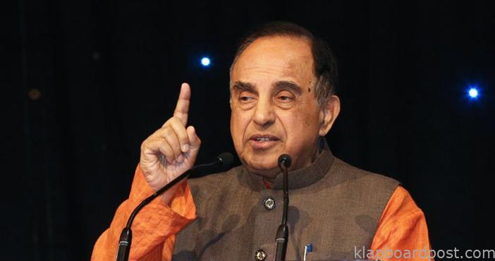 Subramanian Swamy takes a dig at Modi