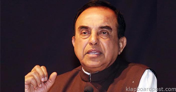 Subramanian Swamy takes a dig at Modi