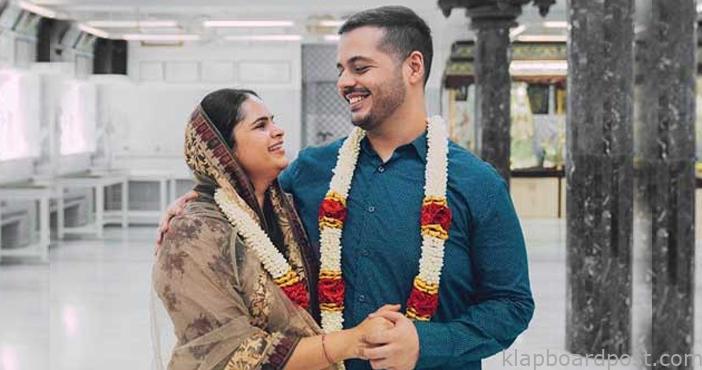 Vidyulekha gets engaged to her dietician