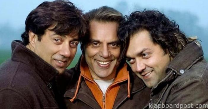 Dharmendra & sons in Apne 2
