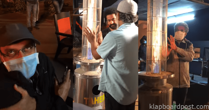 RRR Movie Shoot in Midnight