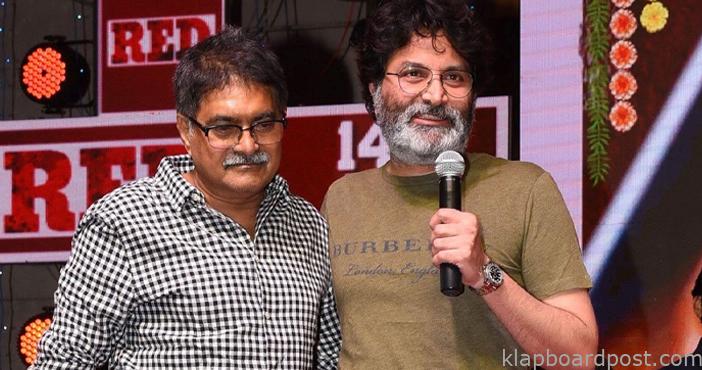 Trivikram falls on producer's feet!