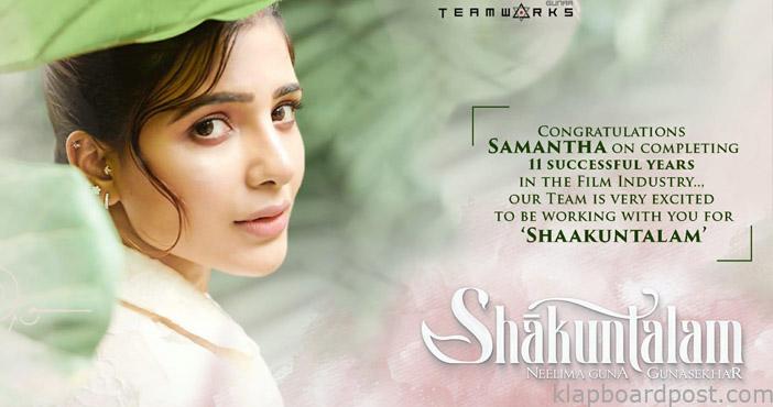 Date confirmed for Samantha to join Shakunthalam