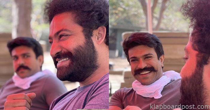 RRR నుంచి రామ్ చరణ్, ఎన్టీఆర్ ఫొటో.. వైరల్ 1 Ntr and ram charan practici