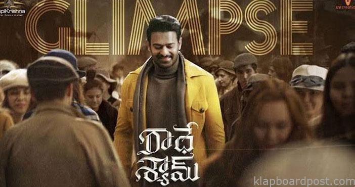 Radhe Shyam Telugu Glimps